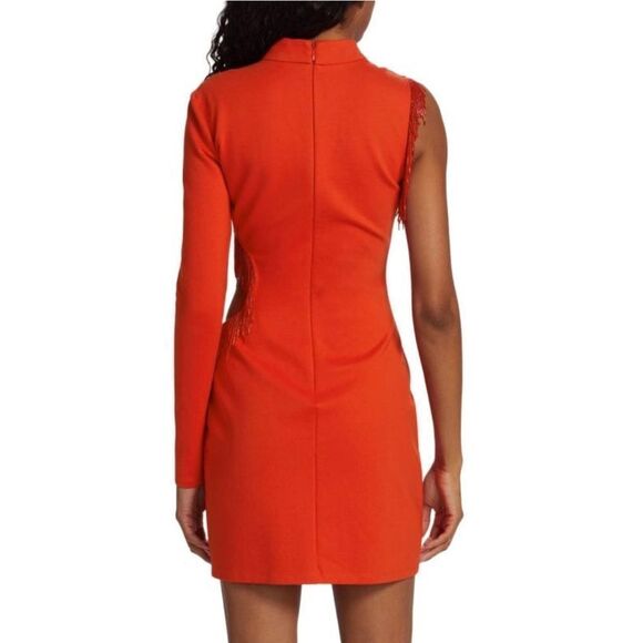 STAUD Beaded Mini Bodycon Dress size S - Picture 2 of 13